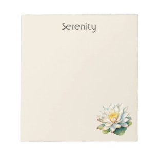 Sereniteit Lotus Bloem Notitieblok