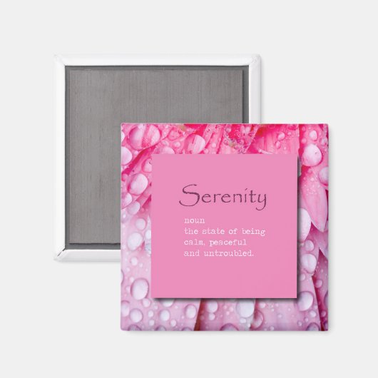 Sereniteit Magneet (Voorkant / Achterkant)
