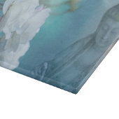 Sereniteit - MEDIUM Glass Cutting Board Snijplank (Hoek)