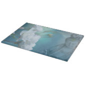 Sereniteit - MEDIUM Glass Cutting Board Snijplank (Hoek)