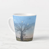 Sereniteit, moed en wijsheid latte mok (Linkerhoek)