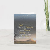 Sereniteit, moed en wijsheid notitiekaartje (Voorkant)