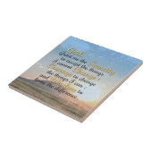 Sereniteit, moed en wijsheid tegeltje (Zijkant)