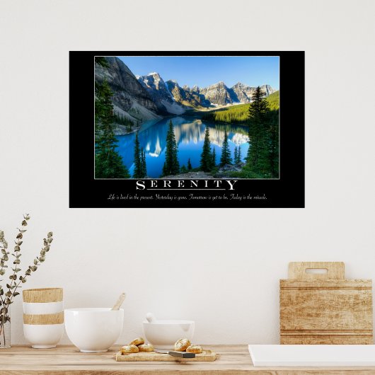 Sereniteit - Motivatie Poster (Keuken)