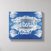Sereniteit nu! canvas afdruk (Voorkant)