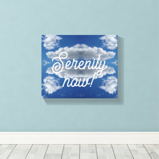 Sereniteit nu! canvas afdruk (Insitu (Houten vloer))