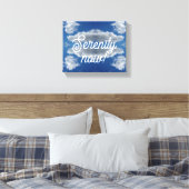 Sereniteit nu! canvas afdruk (Insitu (Slaapkamer))