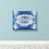 Sereniteit nu! canvas afdruk (Insitu (Houten vloer))