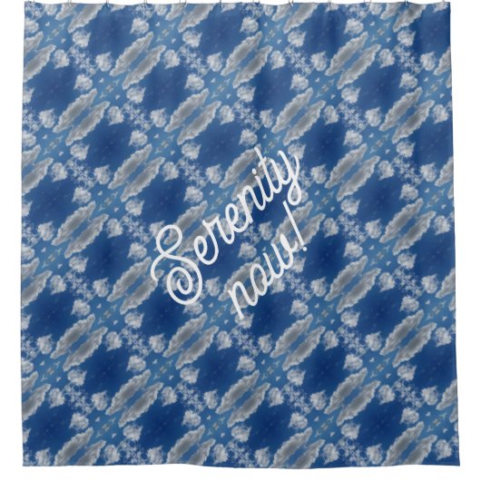 Sereniteit nu! douchegordijn (Voorkant)
