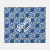 Sereniteit nu! fleece deken (Voorkant (Horizontaal))