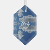 Sereniteit nu! glas ornament (Voorkant Rechts)