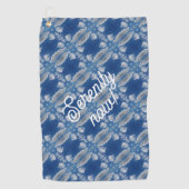 Sereniteit nu! golfhanddoek (Voorkant)