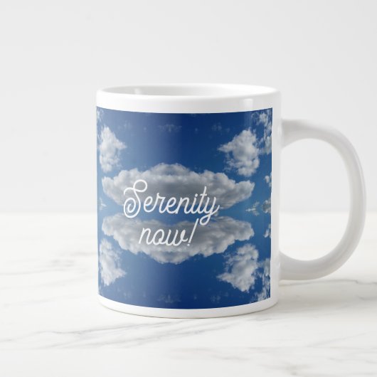 Sereniteit nu! grote koffiekop (Rechts)