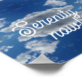 Sereniteit nu! poster (Hoek)