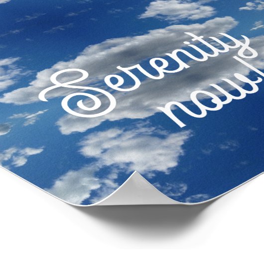 Sereniteit nu! poster (Hoek)