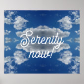 Sereniteit nu! poster (Voorkant)