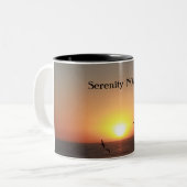 Sereniteit NU!!! Tweekleurige Koffiemok (Voorkant links)