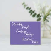 Sereniteit om Inspirerend prijsopgave goed te keur Briefkaart (Staand voorkant)
