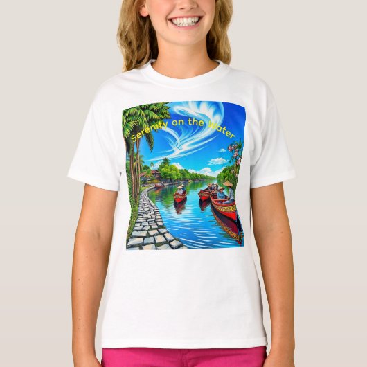Sereniteit op het Water T-shirt (Voorkant)