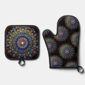 Sereniteit Ovenwant & Pannenlap Set (Voorkant)