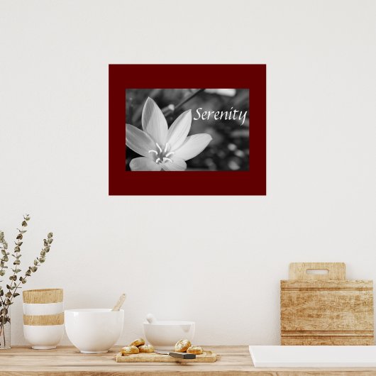 Sereniteit Poster (Keuken)