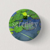 sereniteit ronde button 3,2 cm (Voorkant)