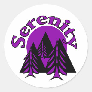 Sereniteit Ronde Sticker