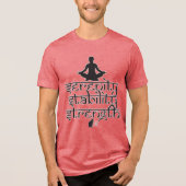 Sereniteit Stabiliteit Kracht Tri-Blend Shirt (Voorkant)