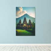 Sereniteit van de Heilige Tempel Canvas Afdruk (Insitu (Houten vloer))