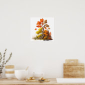 Sereniteit van de Herfst Poster (Keuken)