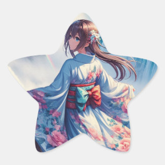 Sereniteit van de Herfsten Ster Sticker