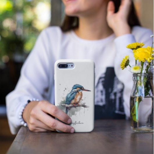 Sereniteit van de ijsvogel, aanpasbaar Case-Mate iPhone case