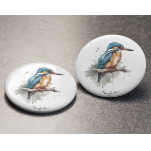 Sereniteit van de ijsvogel button flesopener