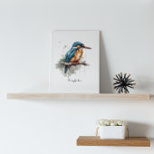Sereniteit van de ijsvogel canvas afdruk