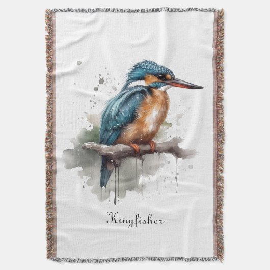 Sereniteit van de ijsvogel deken (Voorkant Verticaal)