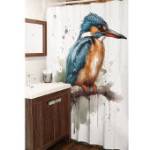 Sereniteit van de ijsvogel douchegordijn