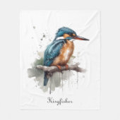 Sereniteit van de ijsvogel fleece deken (Voorkant)