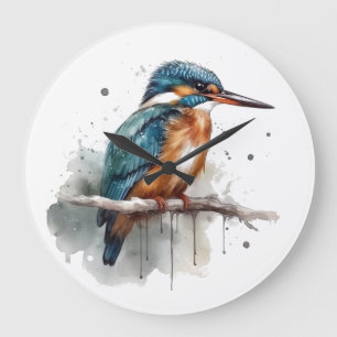 Sereniteit van de ijsvogel grote klok