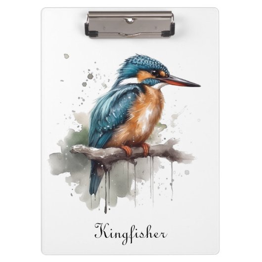 Sereniteit van de ijsvogel klembord (Voorkant)