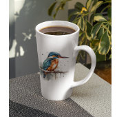 Sereniteit van de ijsvogel latte mok