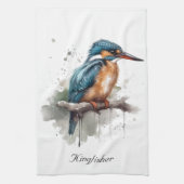 Sereniteit van de ijsvogel theedoek (Verticaal)