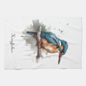 Sereniteit van de ijsvogel theedoek (Horizontaal)