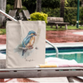 Sereniteit van de ijsvogel tote bag