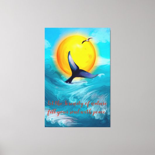 Sereniteit van de Natuur Canvas Afdruk (Voorkant)