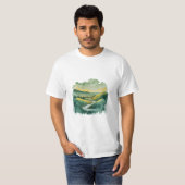 Sereniteit van de natuur t-shirt (Voorkant volledig)