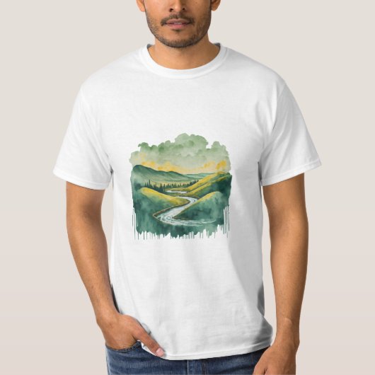 Sereniteit van de natuur t-shirt (Voorkant)