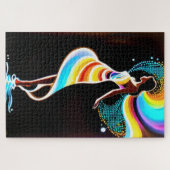 sereniteit van de regenboog legpuzzel (Horizontaal)