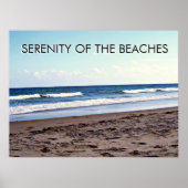 Sereniteit van de Stranden Kustscene Poster (Voorkant)