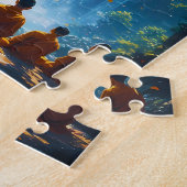 Sereniteit van de Vijf Monniken Legpuzzel (Zijkant)