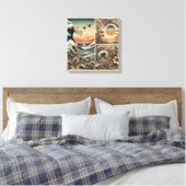 Sereniteit van de Zee Canvasprint Muurkunst Canvas Afdruk (Insitu (Slaapkamer))